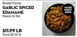 Bristol Farms Bristol Farms GARLIC SPICED EDAMAME offer