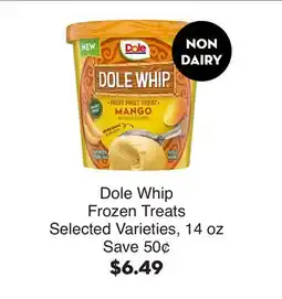 Bristol Farms Dole Whip Frozen Treats offer