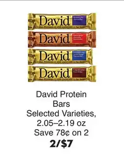 Bristol Farms David Protein Bars offer