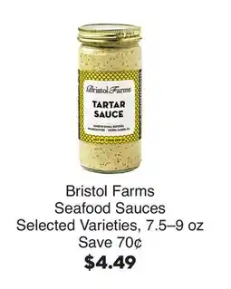 Bristol Farms Bristol Farms Seafood Sauces offer