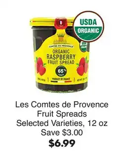 Bristol Farms Les Comtes de Provence Fruit Spreads offer