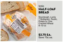 Bristol Farms Izzio HALF-LOAF BREAD offer