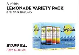 Bristol Farms Surfside LEMONADE VARIETY PACK offer