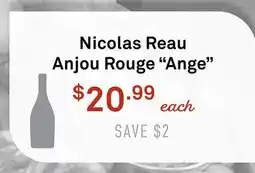 Standard Market Nicolas Reau Anjou Rouge Ange offer