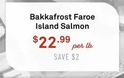 Standard Market Bakkafrost Faroe Island Salmon offer