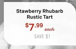 Standard Market Stawberry Rhubarb Rustic Tart offer
