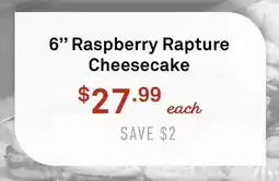 Standard Market 6 Raspberry Rapture Cheesecake offer