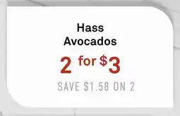 Standard Market Hass Avocados offer