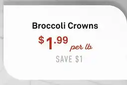 Standard Market Broccoli Crowns offer