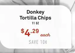 Standard Market Donkey Tortilla Chips offer