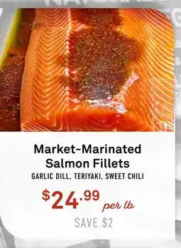 Standard Market Market-Marinated Salmon Fillets offer