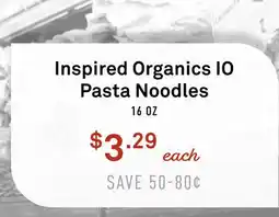 Standard Market Inspired Organics IO Pasta Noodles offer
