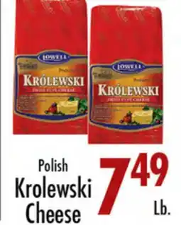 Garden Fresh Market Polish Krolewski Cheese offer