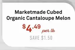 Standard Market Marketmade Cubed Organic Cantaloupe Melon offer