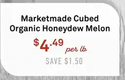 Standard Market Marketmade Cubed Organic Honeydew Melon offer