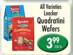 Garden Fresh Market All Varieties Loacker Quadratini Wafers offer