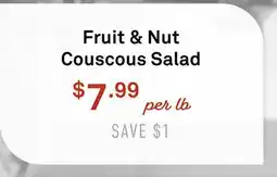 Standard Market Fruit & Nut Couscous Salad offer