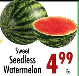 Garden Fresh Market Sweet Seedless Watermelon offer