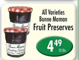 Garden Fresh Market All Varieties Bonne Maman Fruit Preserves offer