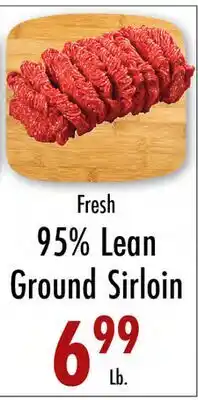 Garden Fresh Market Fresh 95% Lean Ground Sirloin offer