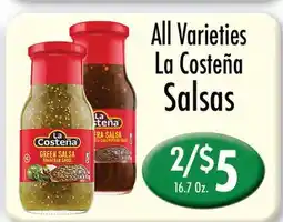 Garden Fresh Market All Varieties La CosteΓ±a Salsas offer