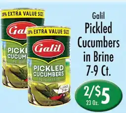 Garden Fresh Market Galil Pickled Cucumbers in Brine offer