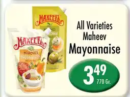 Garden Fresh Market All Varieties Maheev Mayonnaise offer