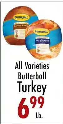 Garden Fresh Market All Varieties Butterball Turkey offer