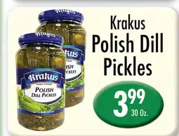 Garden Fresh Market Krakus Polish Dill Pickles offer
