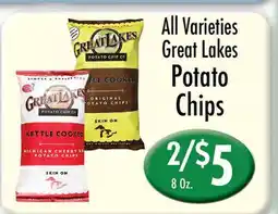Garden Fresh Market All Varieties Great Lakes Potato Chips offer