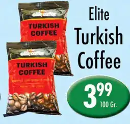 Garden Fresh Market Elite Turkish Coffee offer