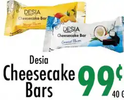 Garden Fresh Market Desia Cheesecake Bars offer