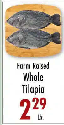 Garden Fresh Market Farm Raised Whole Tilapia offer