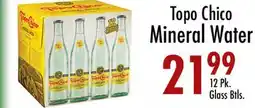 Garden Fresh Market Topo Chico Mineral Water offer