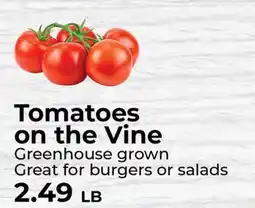 Sunset Foods Tomatoes on the Vine offer