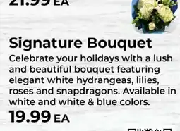 Sunset Foods Signature Bouquet offer