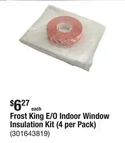 The Home Depot Frost King E/O Indoor Window Insulation Kit (4 per Pack) offer