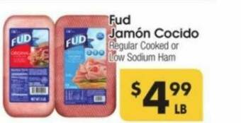 Cardenas Fud Jamón Cocido Regular Cooked Or Low Sodium Ham offer