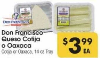 Cardenas Don Francisco Queso Cotija O Oaxaca offer