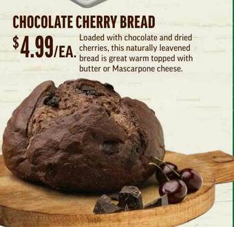 Central Market Chocolate Cherry Bread offer