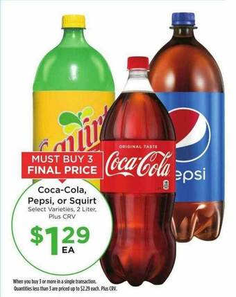 Foods Co Coca-Cola, Pepsi Or Squirt offer