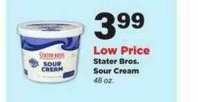Stater Bros Stater Bros. Sour Cream offer