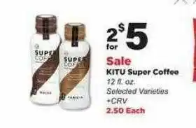 Stater Bros Kitu Super Coffee offer