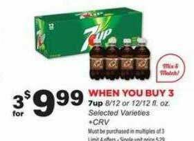 Stater Bros 7up offer