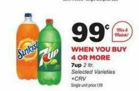 Stater Bros 7up offer