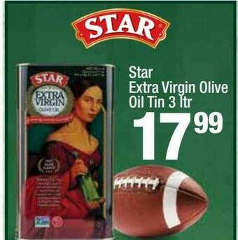 Super King Markets Star Extra Virgin Olive Oil Tin 3 Ltr offer