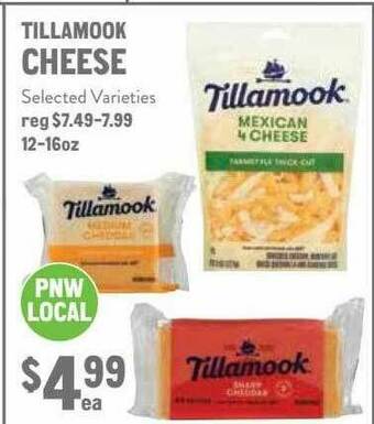 New Seasons Market Tillamook Cheese offer