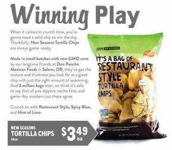 New Seasons Market New Seasons Tortilla Chips offer