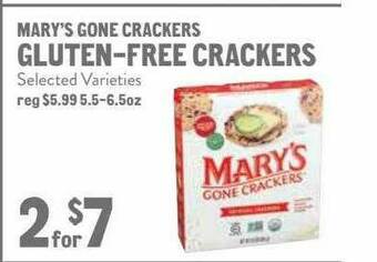 New Seasons Market Mary's Gone Crackers Gluten-Free Crackers offer