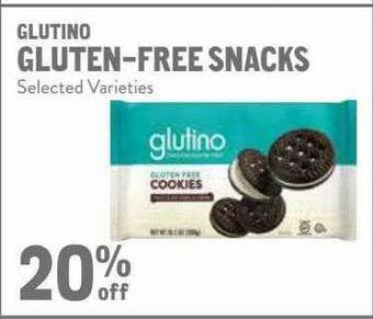 New Seasons Market Glutino Gluten-Free Snacks offer